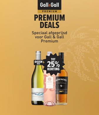Premium deals. Speciaal afgeprijsd voor Gall & Gall Premium